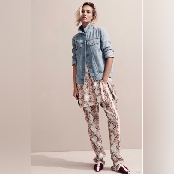 NWOT H&M Studio S/S 2015 Pure Silk Premium Quality Wrap Dress w Matching Pants - Picture 1 of 12